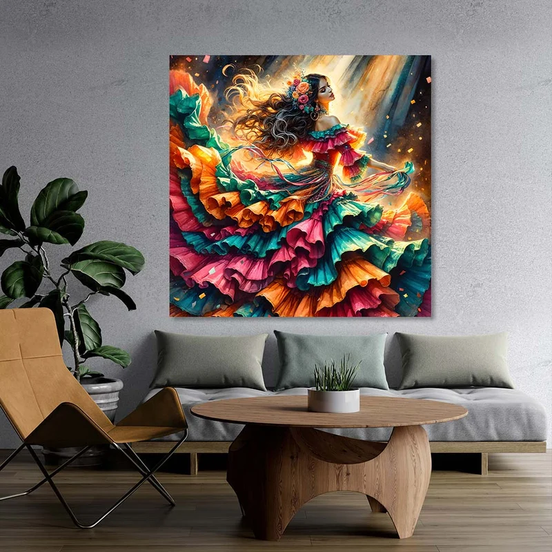 5D Diamond Painting – Tanz der Farben
