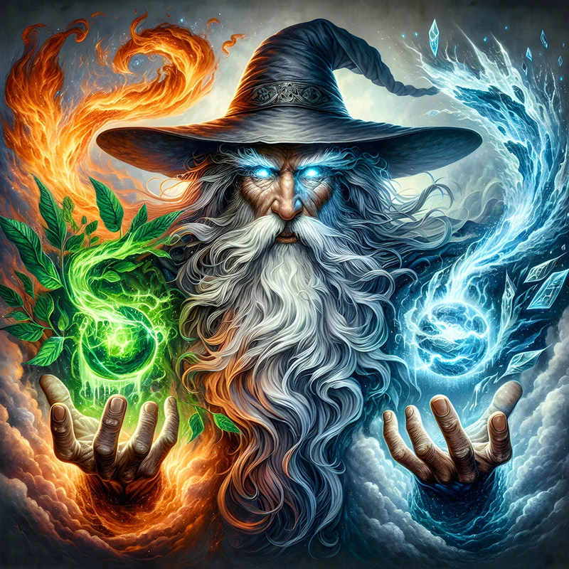 5D Diamond Painting – Meister der Elemente