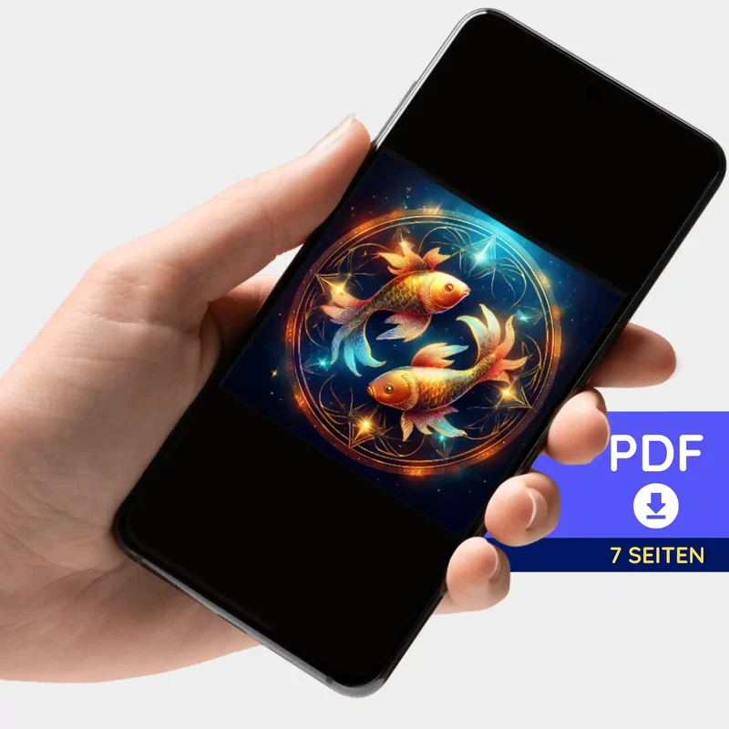 Digitale Bildmappe - Sternzeichen Fisch "Limited Edition"