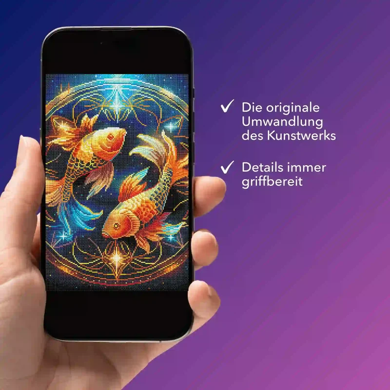 Digitale Bildmappe - Sternzeichen Fisch "Limited Edition"