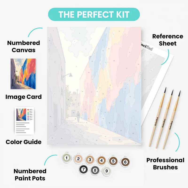 Mural Alley Walker - Paint by Numbers Kit