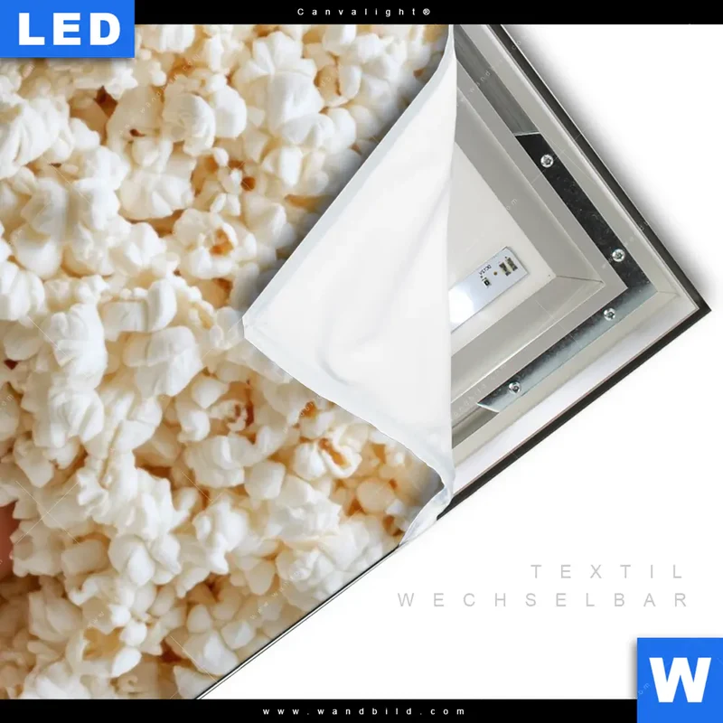 Canvalight® Leuchtbild | Crazy Popcorn Hair | Hochformat