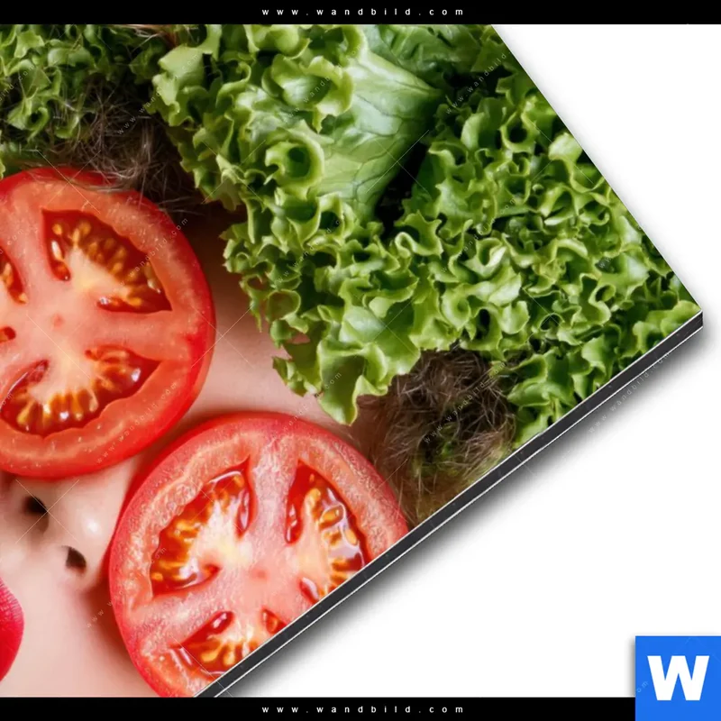 Alu-Dibond Bild | Salat Diva | Hochformat