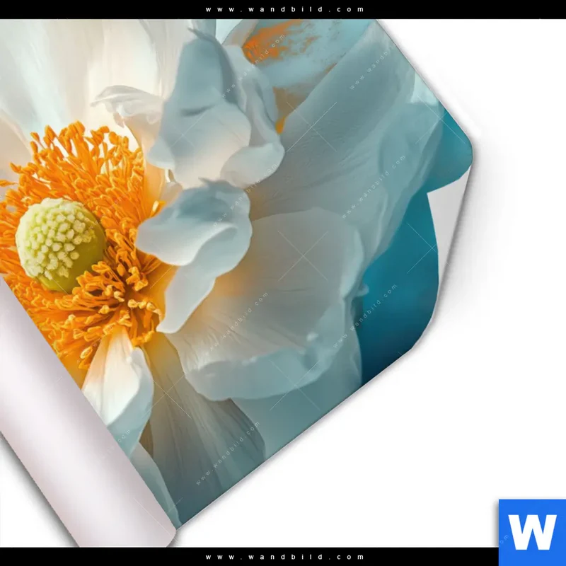 Poster | Blüte im goldenen Licht | Querformat
