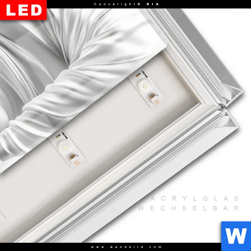 Leuchtbild Acrylglas Canvalight® DIA | Buddha - Stille des Erwachens | Panorama