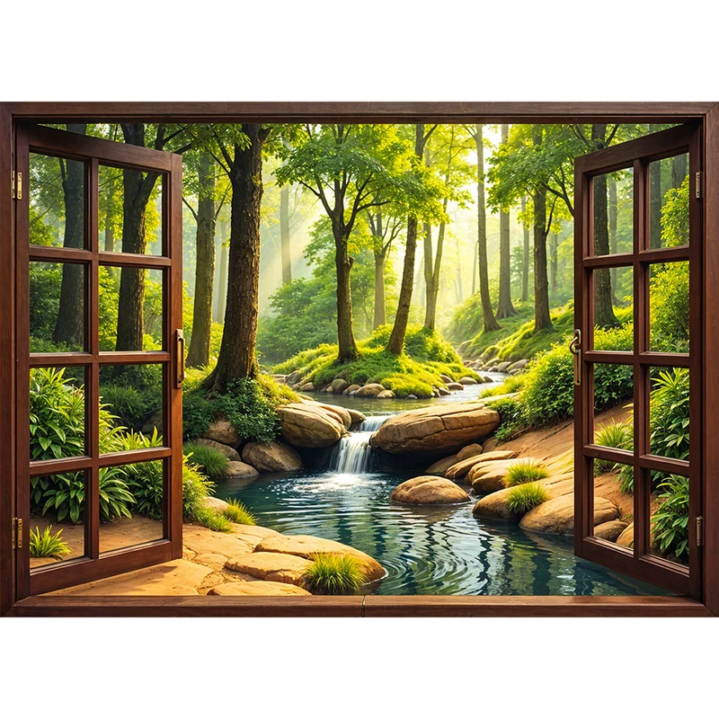 5D Diamond Painting – Fenster zur Natur