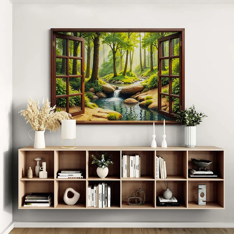 5D Diamond Painting – Fenster zur Natur