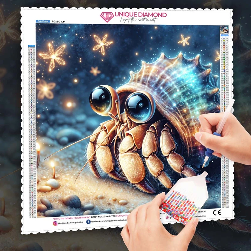 5D Diamond Painting – Sternenglanz am Strand