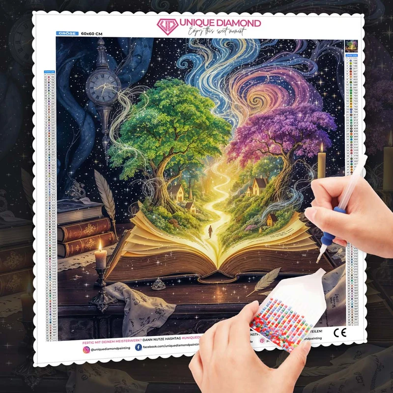 5D Diamond Painting – Pfad der Geschichten