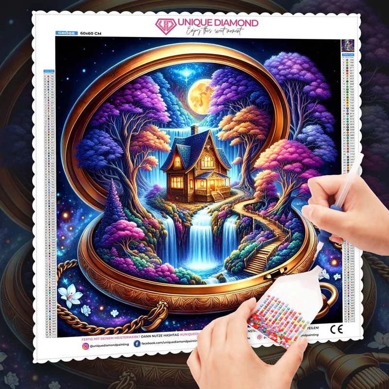 5D Diamond Painting – Traumzeit-Kabinett