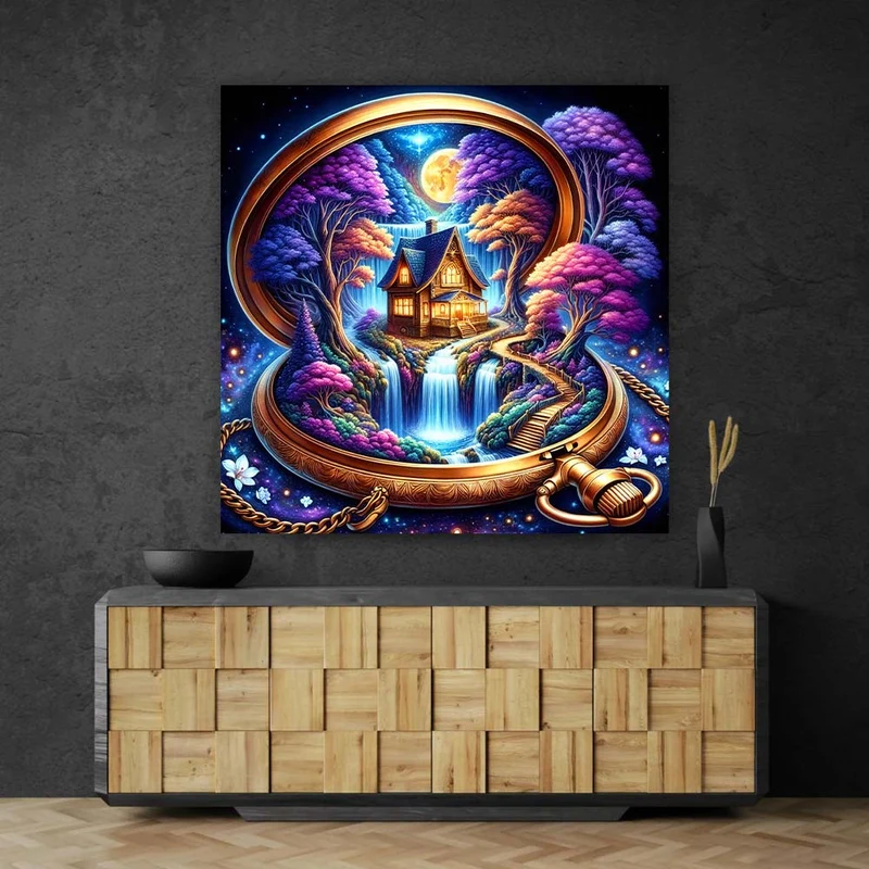 5D Diamond Painting – Traumzeit-Kabinett