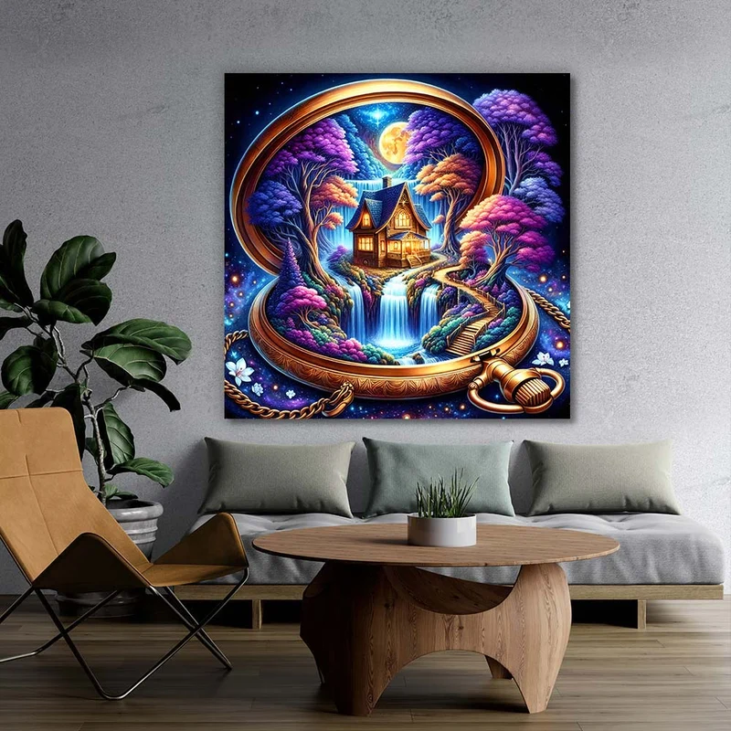 5D Diamond Painting – Traumzeit-Kabinett