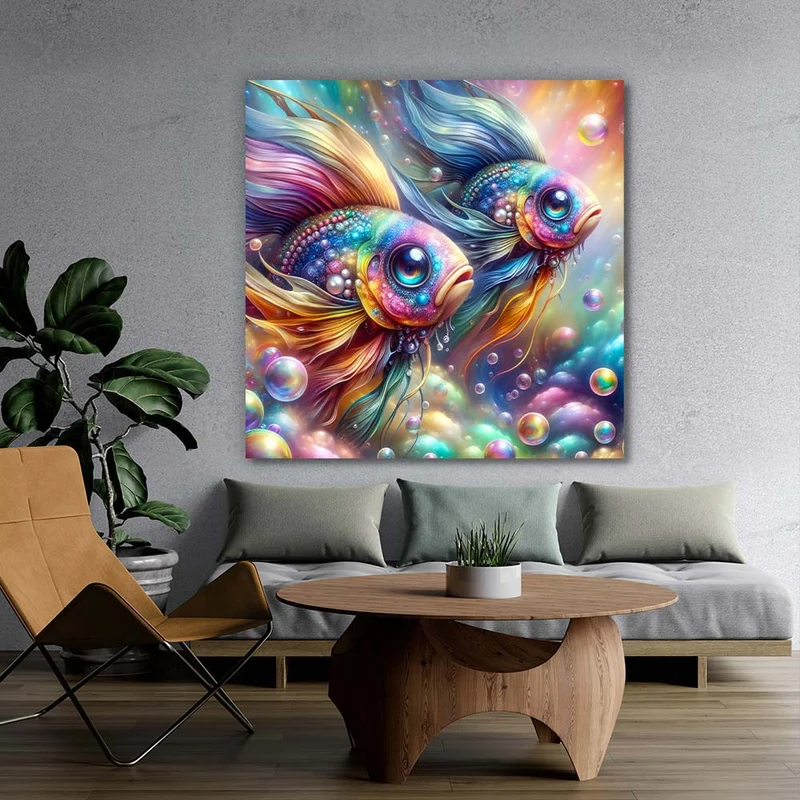 5D Diamond Painting – Regenbogen der Tiefe