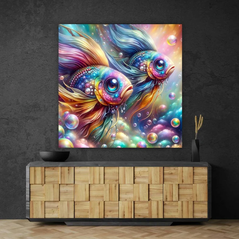 5D Diamond Painting – Regenbogen der Tiefe