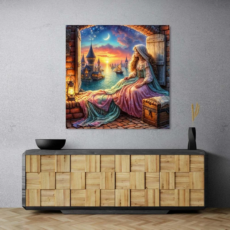5D Diamond Painting – Melodie des Sonnenmonds