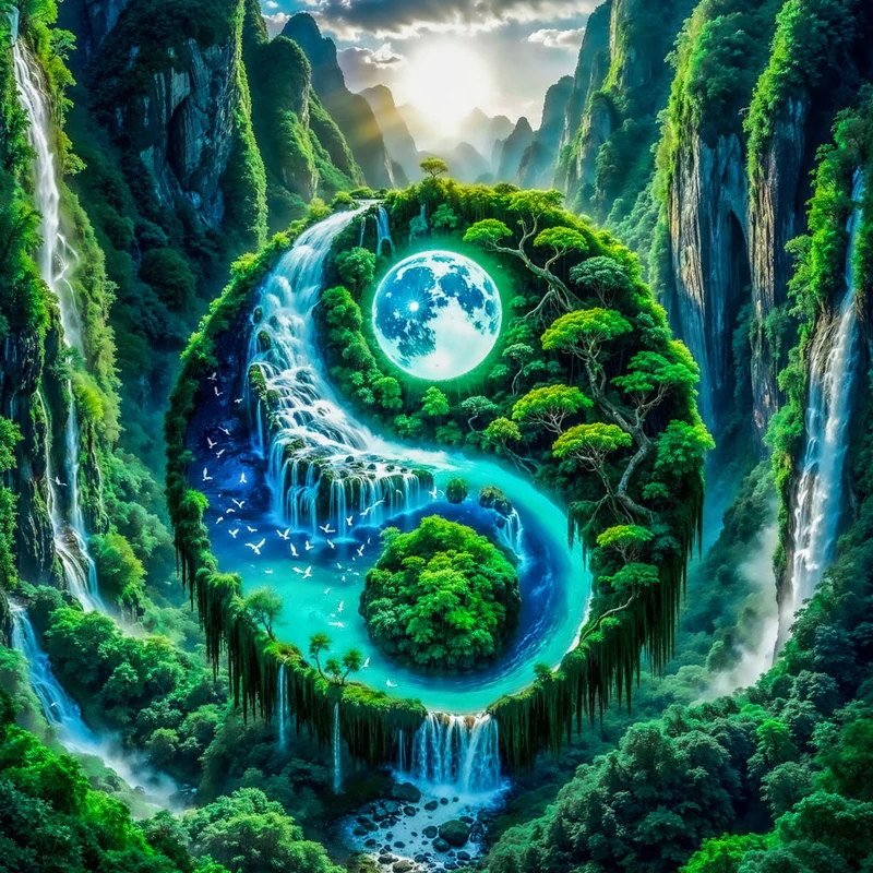5D Diamond Painting – Gleichgewicht der Elemente