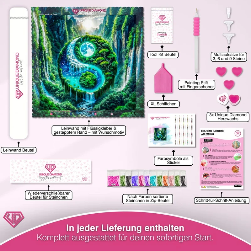 5D Diamond Painting – Gleichgewicht der Elemente