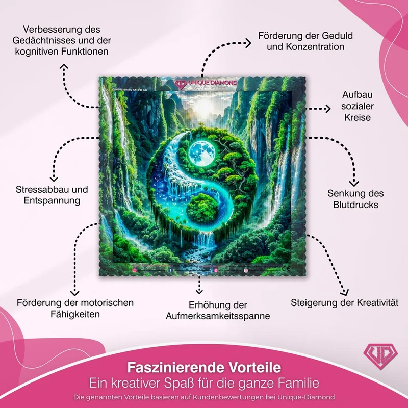 5D Diamond Painting – Gleichgewicht der Elemente