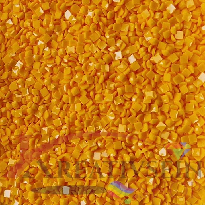 DMC 743 Yellow MED - eckige Steine - Diamond Painting
