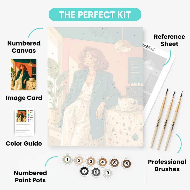 Café Daydream - Paint by Numbers Kit