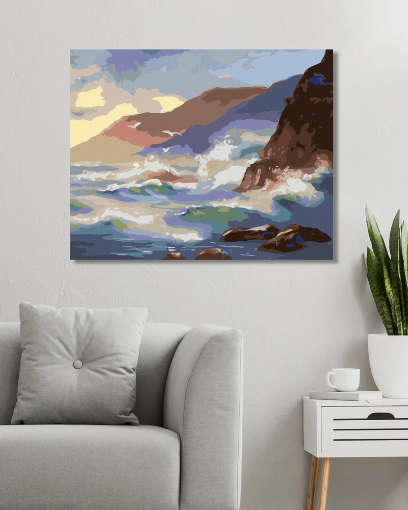 Diamond painting - MEERESKLIPPEN (D. RUSTY RUST)