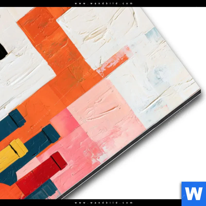 Alu-Dibond Bild | Bunte Weinvielfalt | Hochformat