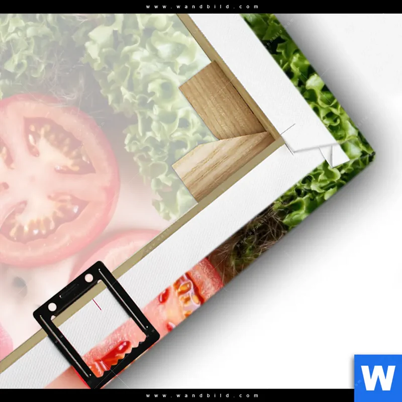 Leinwandbild | Salat Diva | Hochformat