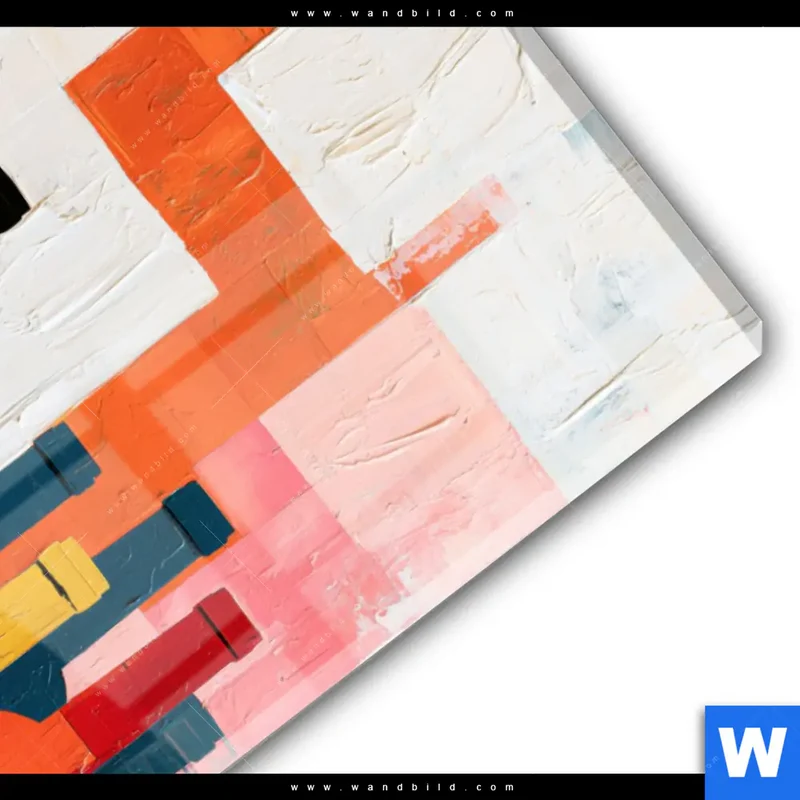 Acrylglasbild | Bunte Weinvielfalt | Hochformat