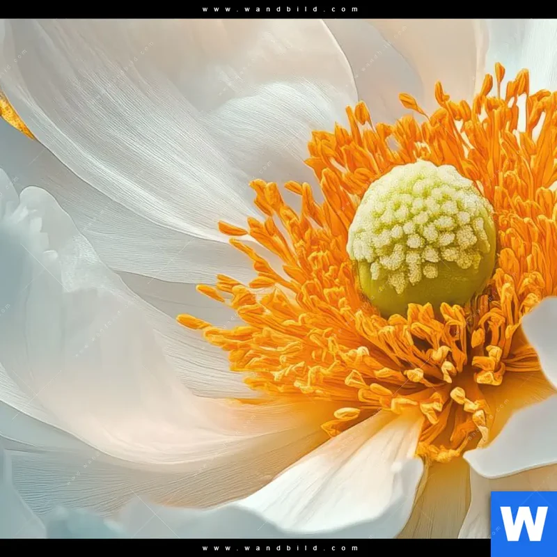 Canvalight® Leuchtbild | Blüte im goldenen Licht | Panorama