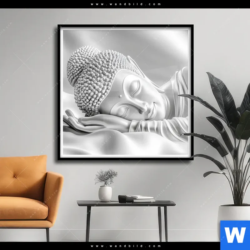 Poster | Buddha - Stille des Erwachens | Quadrat