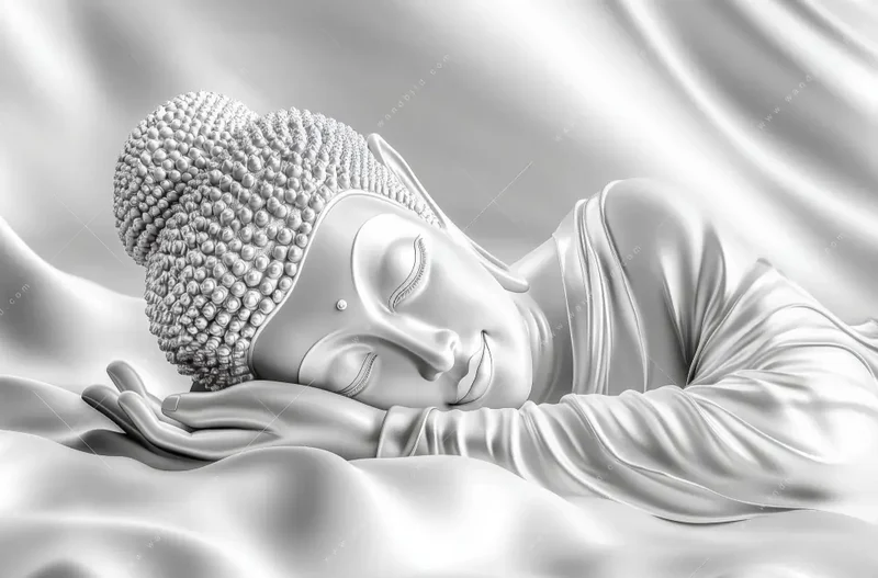 Poster | Buddha - Stille des Erwachens | Quadrat