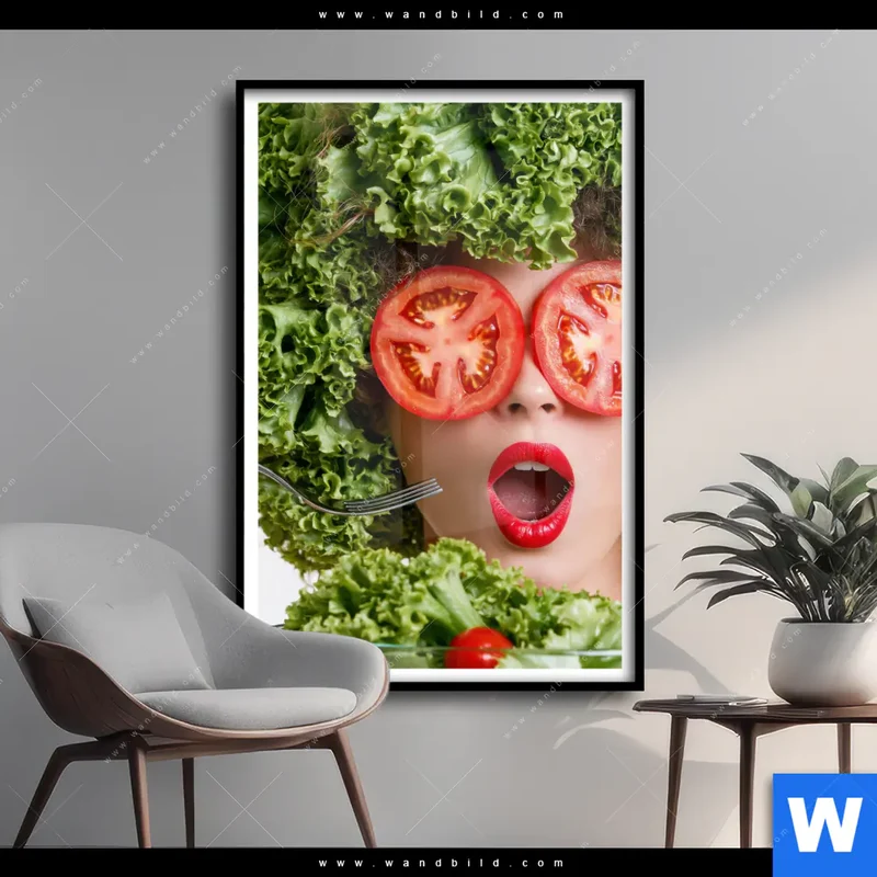 Poster | Salat Diva | Hochformat