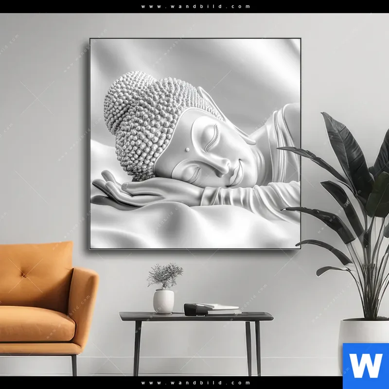 Wechselmotiv | Buddha - Stille des Erwachens | Quadrat