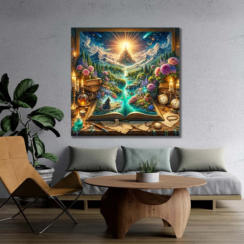 5D Diamond Painting – Das Buch der leuchtenden Reise