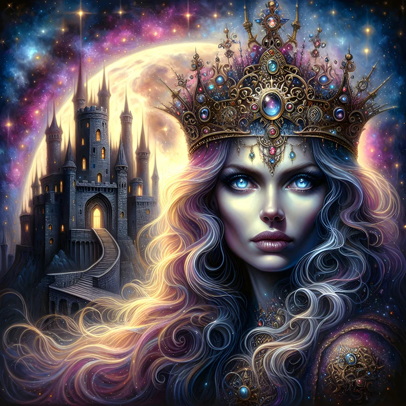 5D Diamond Painting – Königin des Sternenlichts