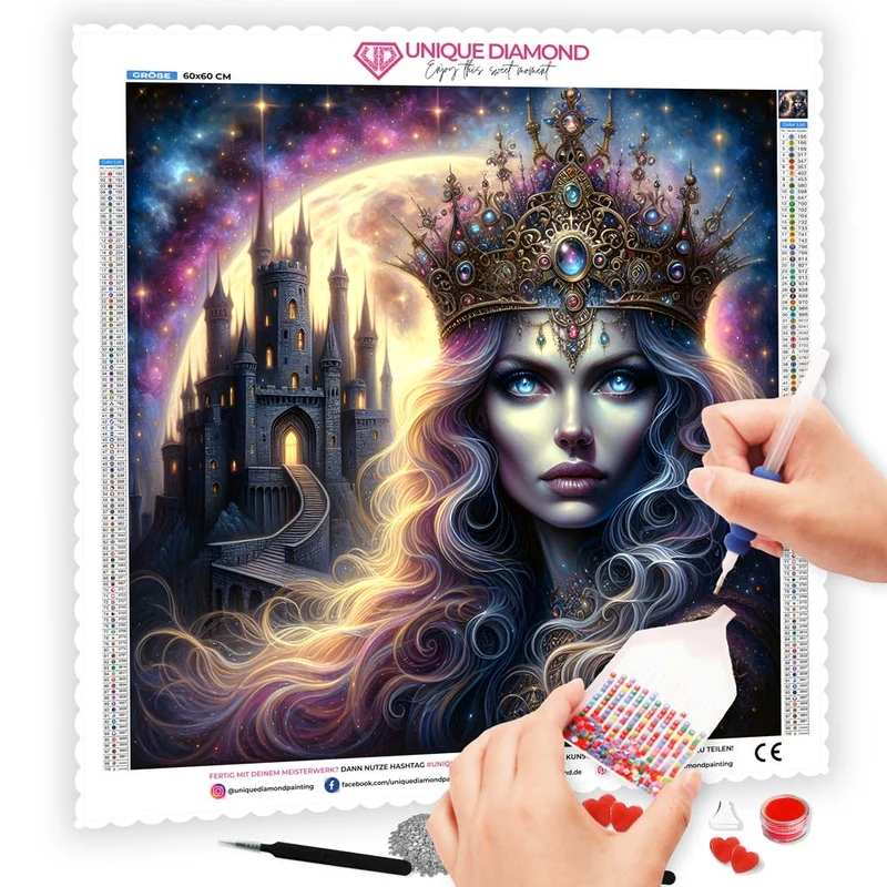 5D Diamond Painting – Königin des Sternenlichts
