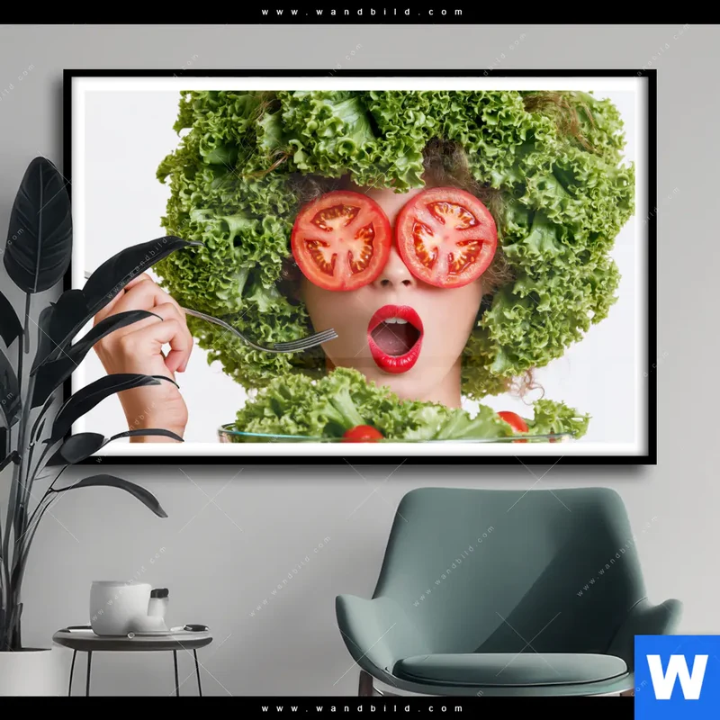 Poster | Salat Diva | Querformat