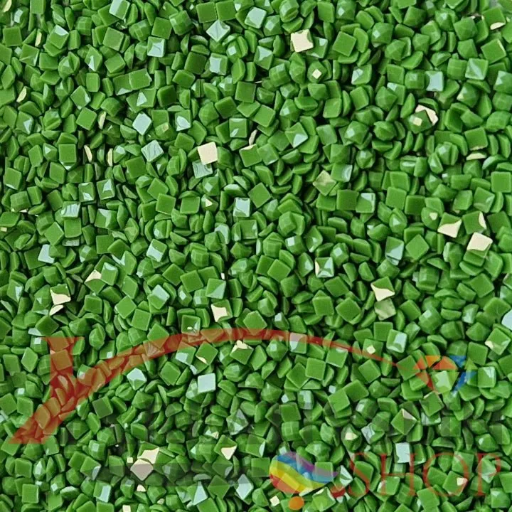 DMC 702 Kelly Green - eckige Steine - Diamond Painting