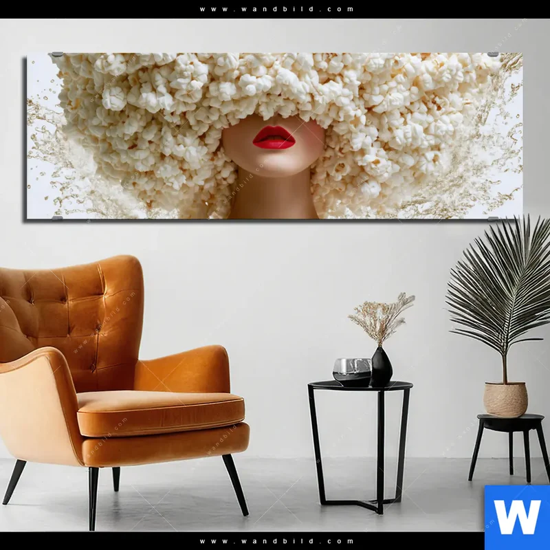 Alu-Dibond Bild | Crazy Popcorn Hair | Panorama