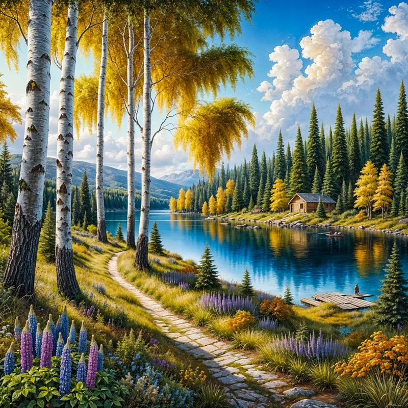 5D Diamond Painting – Stille Ufer von Morgenruh