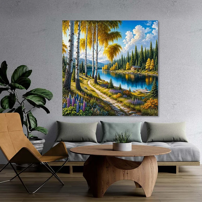 5D Diamond Painting – Stille Ufer von Morgenruh