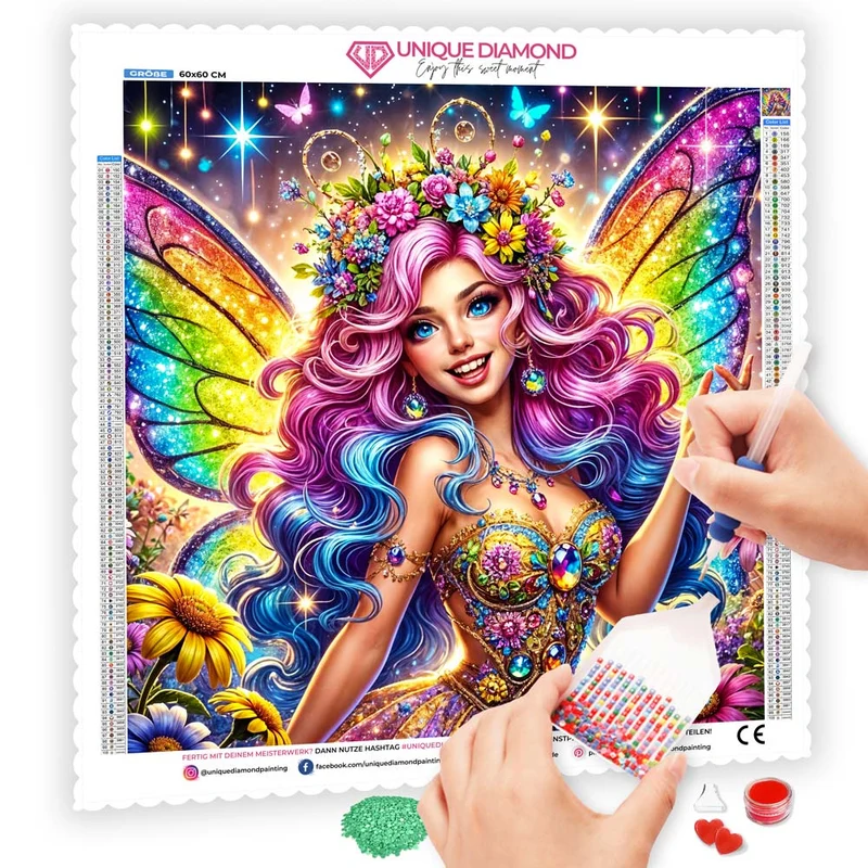 5D Diamond Painting – Glanzfee Aurielia