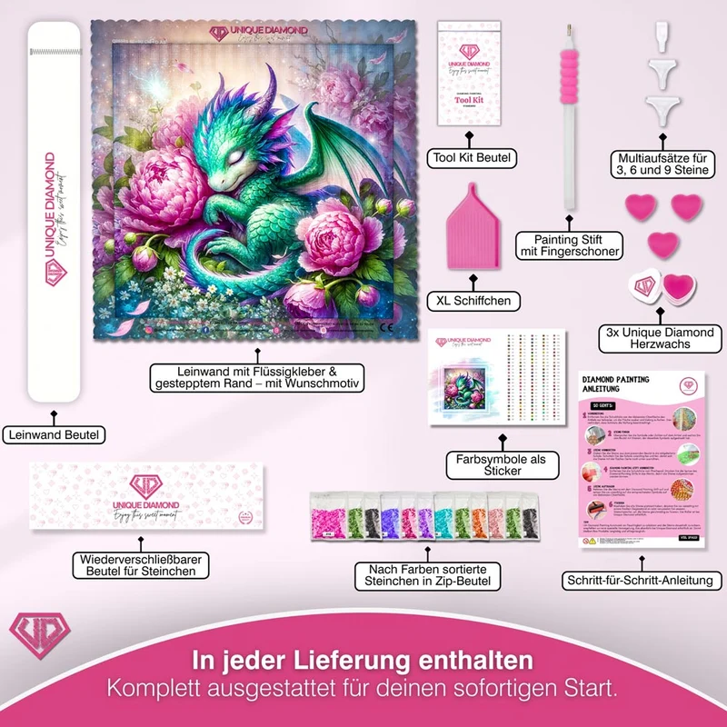 5D Diamond Painting – Blütenhüter Nuala