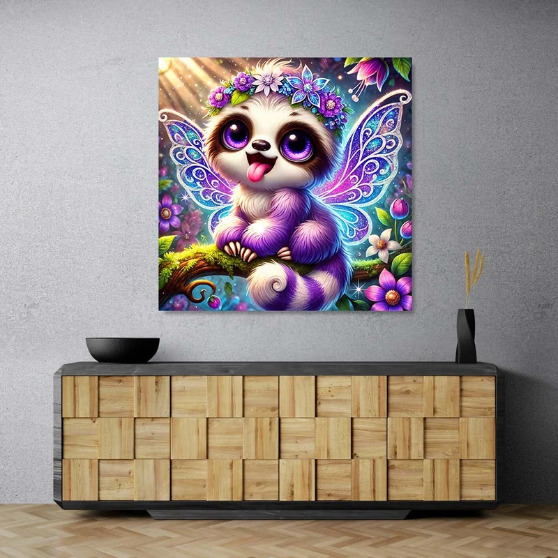 5D Diamond Painting – Glitzerfee Luma