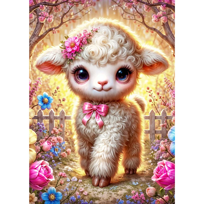 5D Diamond Painting – Frühlingslicht Lilia