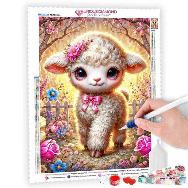 5D Diamond Painting – Frühlingslicht Lilia