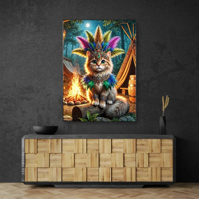 5D Diamond Painting – Stammeskönigin Minka