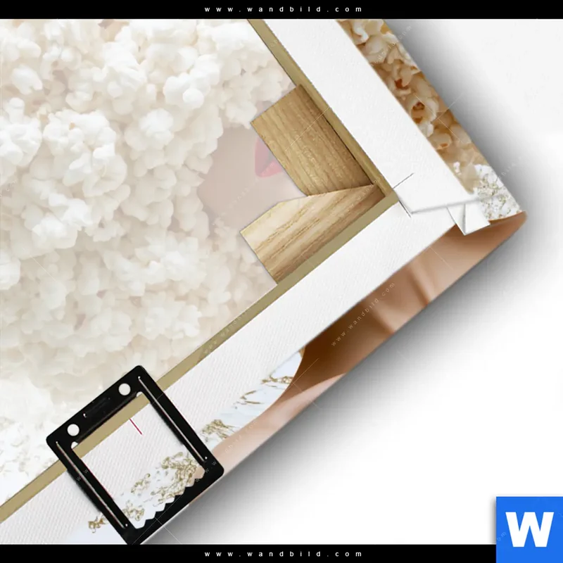 Leinwandbild | Crazy Popcorn Hair | Quadrat