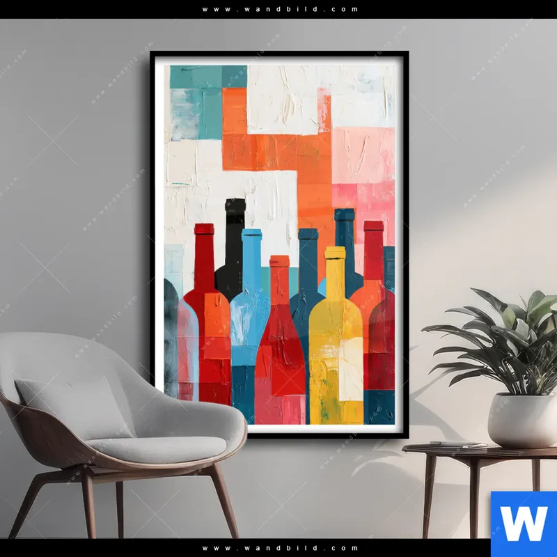 Poster | Bunte Weinvielfalt | Hochformat