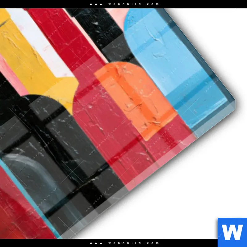 Acrylglasbild | Bunte Weinvielfalt | Panorama